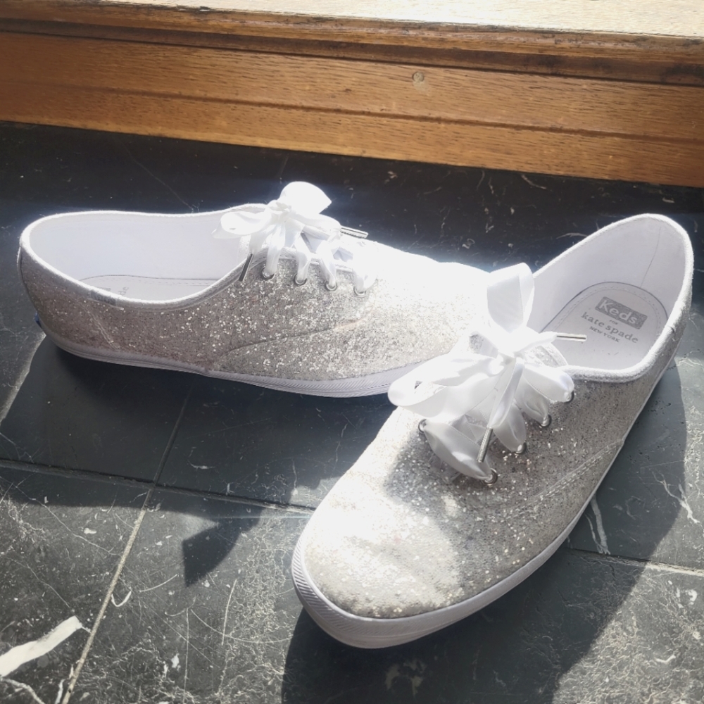 Kate Spade x Keds White shoes